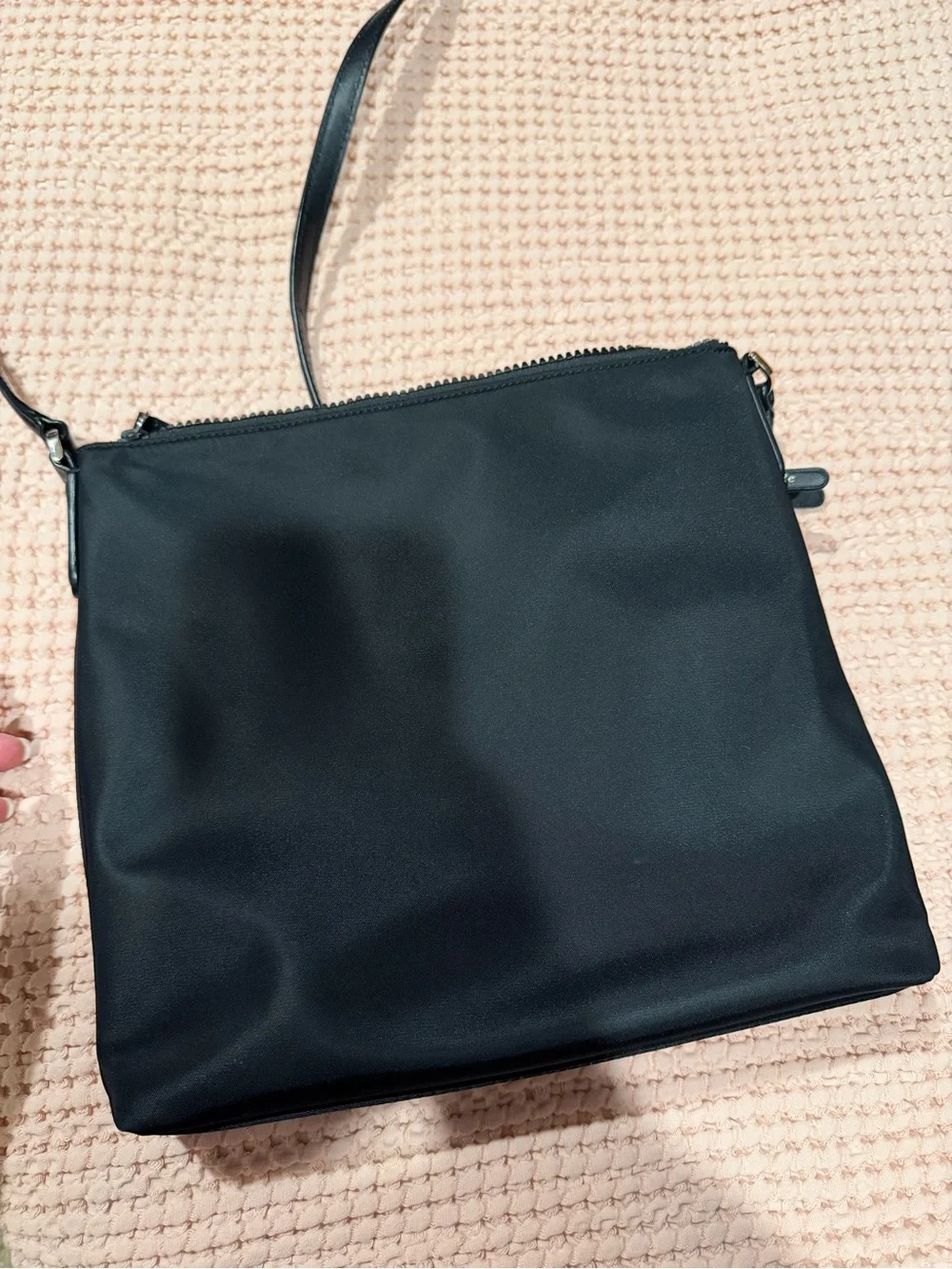 kate spade Black Nylon Crossbody Messenger Bag